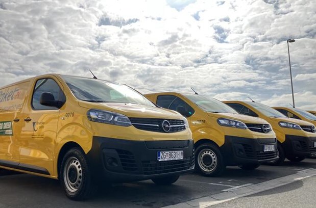 Croatian Post's vehicle fleet is equipped with another 15 electric vans